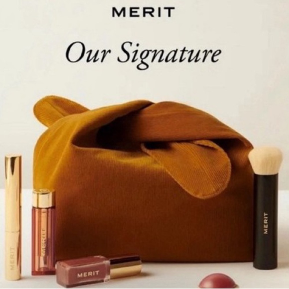 Merit Brown Cosmetic Bag Set